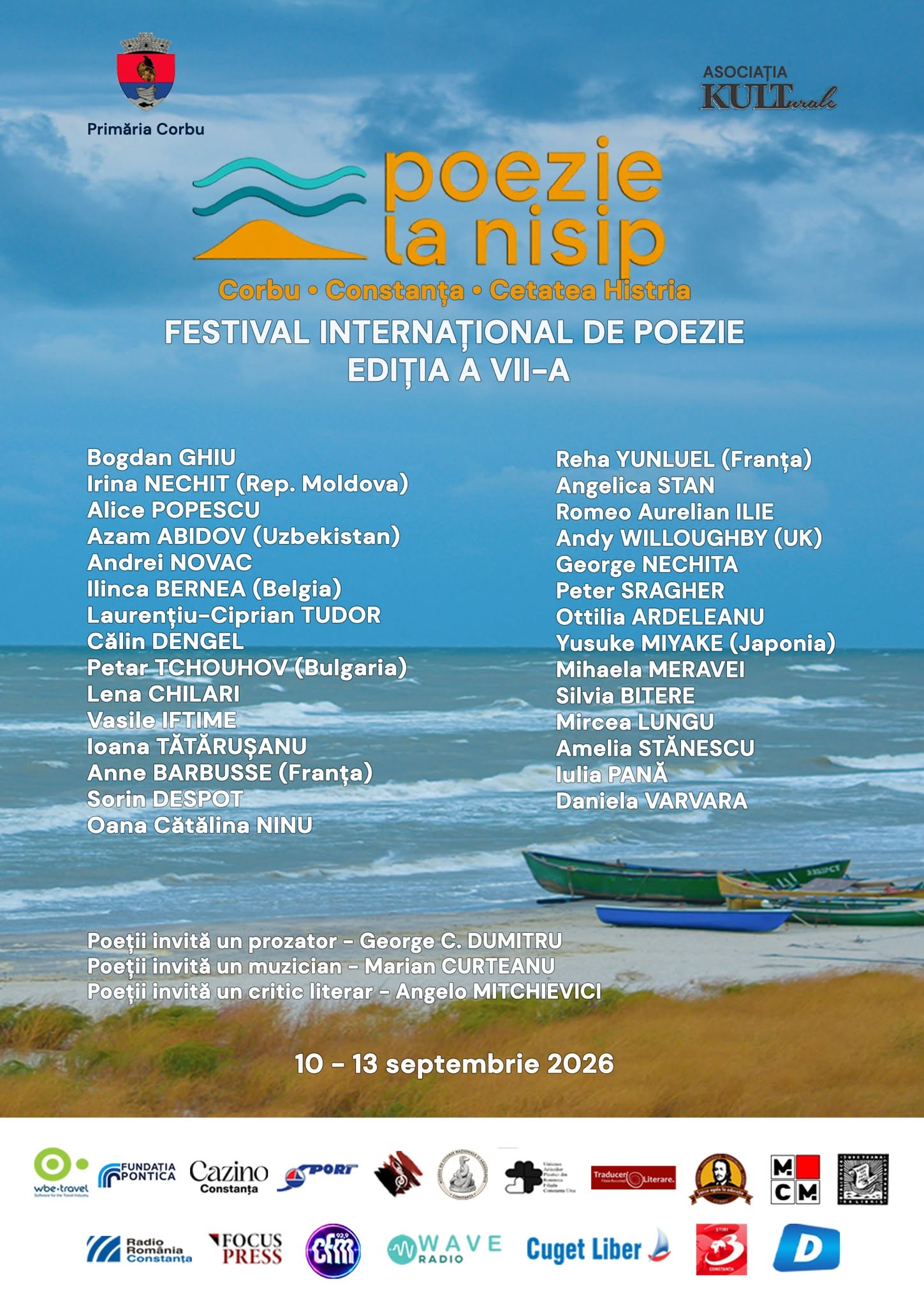 Afiș final – Poezie la Nisip, ediția a VII-a